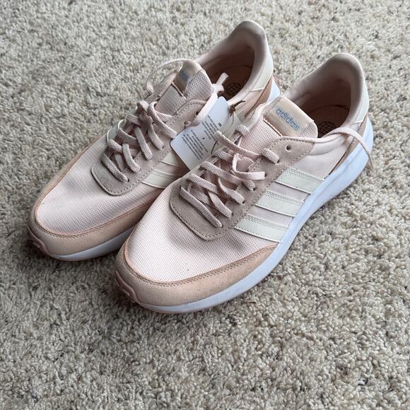 Adidas 🆕 NWT Boost Women’sPink and White Sneakers Size 11